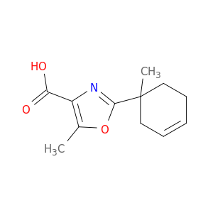 4-Oxazolecarboxylic acid, 5-methyl-2-(1-methyl-3-cyclohexen-1-yl)-