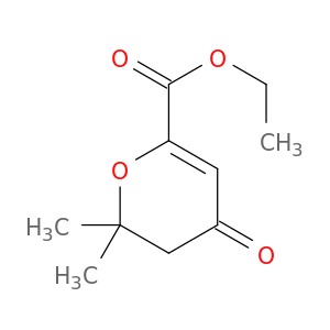 2H-Pyran-6-carboxylicacid, 3,4-dihydro-2,2-dimethyl-4-oxo-, ethyl ester