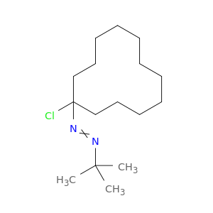 Diazene, (1-chlorocyclododecyl)(1,1-dimethylethyl)-