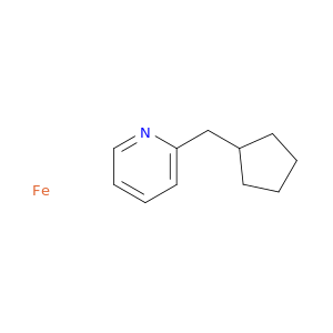 2-(cyclopentylmethyl)pyridine; iron