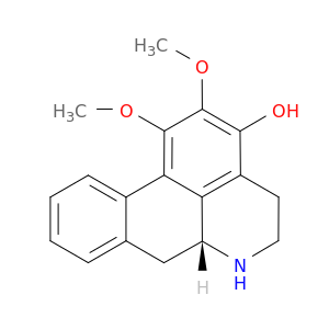 4H-Dibenzo(de,g)quinolin-3-ol, 5,6,6a,7-tetrahydro-1,2-dimethoxy-, (R)-