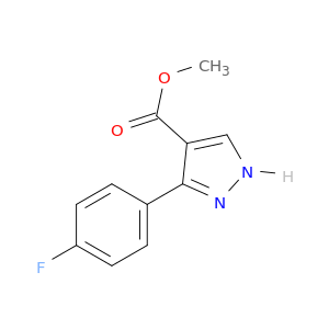 Methyl 3-(4-fluorophenyl)-1H-pyrazole-4-carboxylate