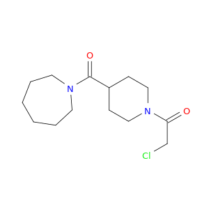1-[4-(azepane-1-carbonyl)piperidin-1-yl]-2-chloroethan-1-one