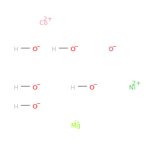 Cobalt magnesium nickel hydroxide