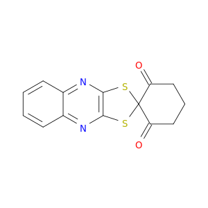 Spiro[cyclohexane-1,2'-[1,3]dithiolo[4,5-b]quinoxaline]-2,6-dione