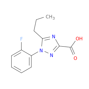 1-(2-Fluorophenyl)-5-propyl-1H-1,2,4-triazole-3-carboxylic Acid