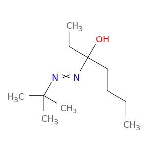 3-Heptanol, 3-[(1,1-dimethylethyl)azo]-