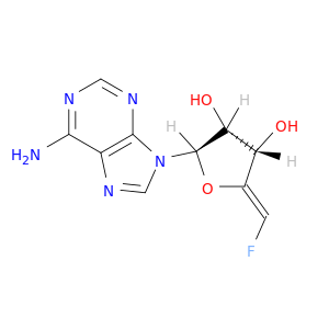 Adenosine, 4',5'-didehydro-5'-deoxy-5'-fluoro-, (4'Z)-