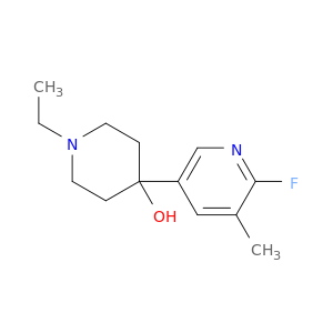 1-Ethyl-4-(6-fluoro-5-methylpyridin-3-yl)piperidin-4-ol