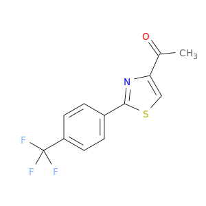 Ethanone,1-[2-[4-(trifluoromethyl)phenyl]-4-thiazolyl]-