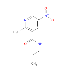 3-Pyridinecarboxamide, 2-methyl-5-nitro-N-propyl-