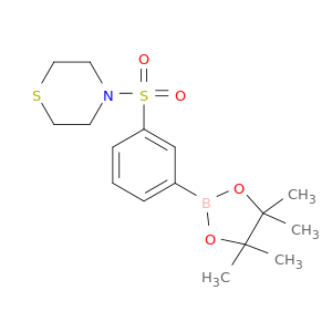 3-(硫代吗啉代磺酰基)苯基硼酸频那醇酯