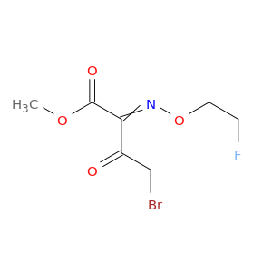 Butanoic acid, 4-bromo-2-[(2-fluoroethoxy)imino]-3-oxo-, methyl ester