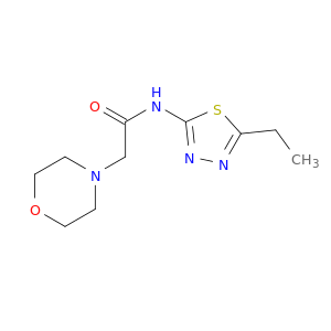 4-Morpholineacetamide,N-(5-ethyl-1,3,4-thiadiazol-2-yl)-