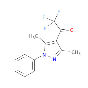 1-(3,5-dimethyl-1-phenyl-1H-pyrazol-4-yl)-2,2,2-trifluoroethan-1-one