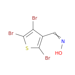 3-Thiophenecarboxaldehyde, 2,4,5-tribromo-, oxime