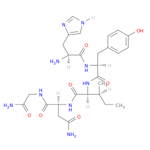 Glycinamide, L-histidyl-L-tyrosyl-L-isoleucyl-L-asparaginyl-