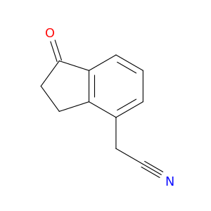 1H-Indene-4-acetonitrile, 2,3-dihydro-1-oxo-