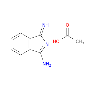1H-Isoindol-3-amine, 1-imino-, monoacetate