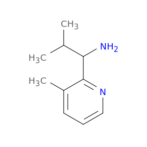 2-methyl-1-(3-methylpyridin-2-yl)propan-1-amine