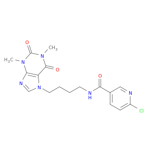 7-(4-(6-CHLORONICOTINAMIDO)BUTYL)THEOPHYLLINE