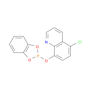 Quinoline, 8-(1,3,2-benzodioxaphosphol-2-yloxy)-5-chloro-