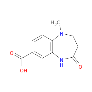 1-methyl-4-oxo-2,3,4,5-tetrahydro-1H-1,5-benzodiazepine-7-carboxylic acid