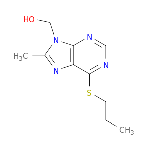 [8-methyl-6-(propylsulfanyl)-9h-purin-9-yl]methanol