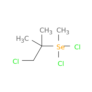 Selenium, dichloro(2-chloro-1,1-dimethylethyl)methyl-