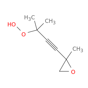 Hydroperoxide, 1,1-dimethyl-3-(2-methyloxiranyl)-2-propynyl