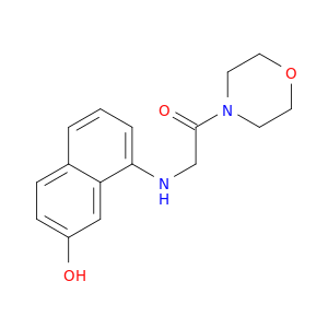 2-[(7-羟基-1-萘基)氨基]-1-(4-吗啉基)乙酮