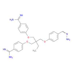 Benzenecarboximidamide,4,4'-[[2-[[4-(aminoiminomethyl)phenoxy]methyl]-2-ethyl-1,3-propanediyl]bis(oxy)]bis-(9CI)