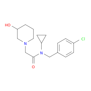N-(4-氯-苄基)-N-环丙基-2-(3-羟基-哌啶-1-基)-乙酰胺