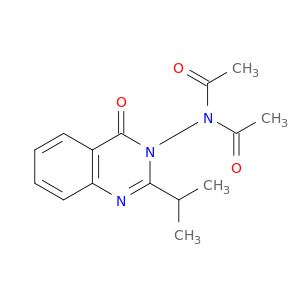 N-乙酰基-N-[2-异丙基-4-氧-3(4H)-喹唑啉基]乙酰胺