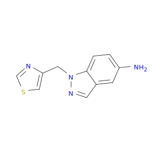 1H-Indazol-5-amine, 1-(4-thiazolylmethyl)-