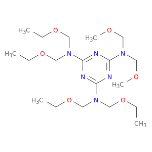 1,3,5-Triazine-2,4,6-triamine, tetrakis(ethoxymethyl)bis(methoxymethyl)-