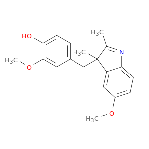 Phenol, 2-methoxy-4-[(5-methoxy-2,3-dimethyl-3H-indol-3-yl)methyl]-