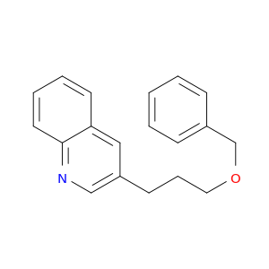 Quinoline, 3-[3-(phenylmethoxy)propyl]-