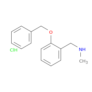 {[2-(benzyloxy)phenyl]methyl}(methyl)amine hydrochloride