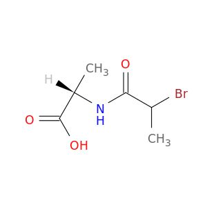 L-Alanine, N-(2-bromo-1-oxopropyl)-