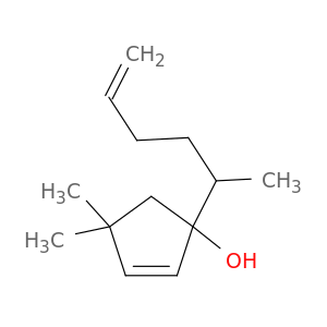 2-Cyclopenten-1-ol, 4,4-dimethyl-1-(1-methyl-4-pentenyl)-