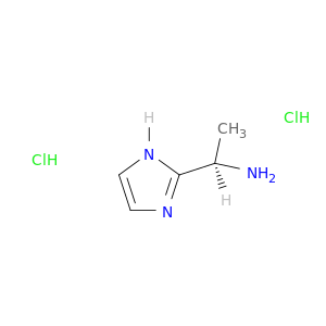 1H-咪唑-2-甲烷胺,α-甲基,盐酸盐(1：2),(αr)-
