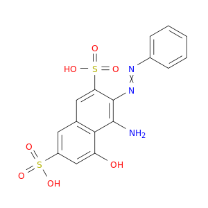 2,7-Naphthalenedisulfonic acid, 4-amino-5-hydroxy-3-(phenylazo)-