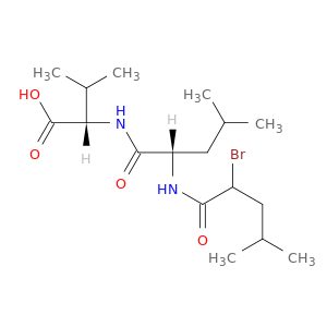 L-Valine, N-[N-(2-bromo-4-methyl-1-oxopentyl)-L-leucyl]-, (S)-