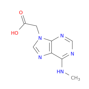 9H-Purine-9-acetic acid, 6-(methylamino)-
