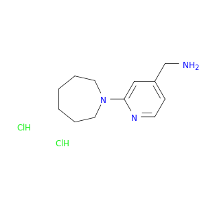 [2-(azepan-1-yl)pyridin-4-yl]methanamine dihydrochloride