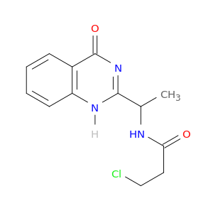 3-氯-N-[1-(3,4-二氢-4-氧代-2-喹唑啉基)乙基]丙烷酰胺