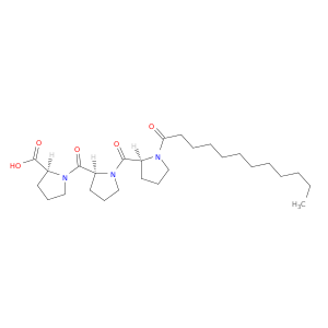 L-Proline, 1-(1-oxododecyl)-L-prolyl-L-prolyl-