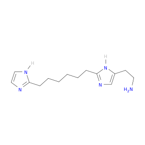 2-[2-[6-(1H-imidazol-2-yl)hexyl]-3H-imidazol-4-yl]ethanamine