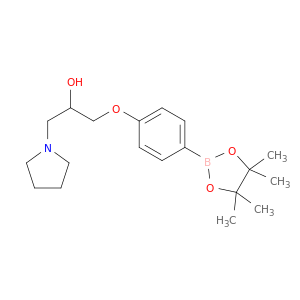 4-(2-Hydroxy-3-pyrrolidinopropoxy)phenylboronic acid, pinacol ester